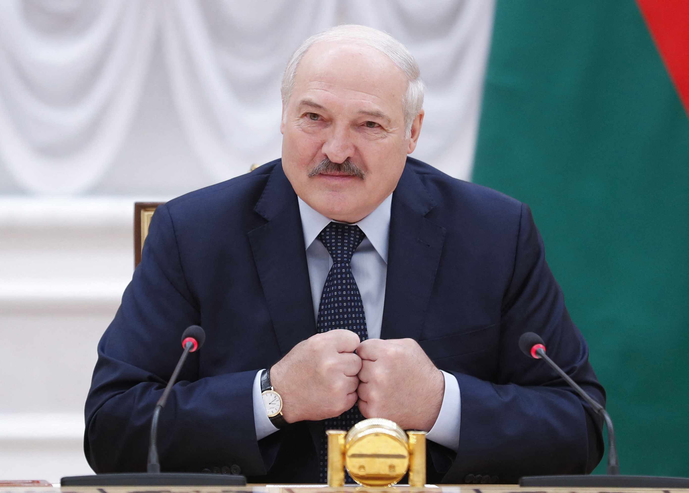 EU belarus lukashenko sanctions forced