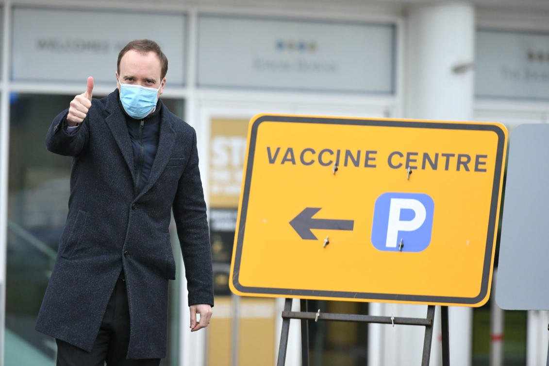 UK health secretary flu situation
