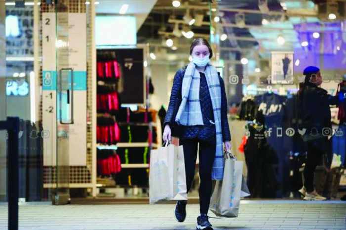 UK sales retail consumers percent