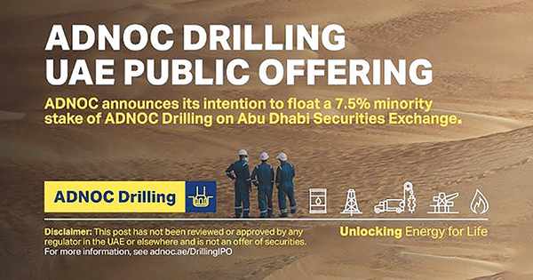 adnoc, drilling, adx, subsidiary, ipo, 