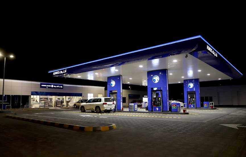 adnoc, saudi, fuel, distribution, station, 