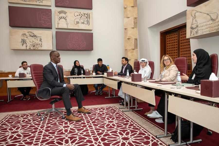 qatar,students,partner,ambassador,meet