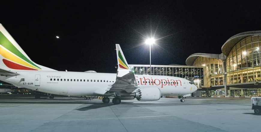 ethiopian,airlines,flight,qaia,inaugural