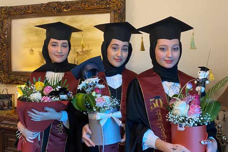 ajman jordan ruler triplets scholarships