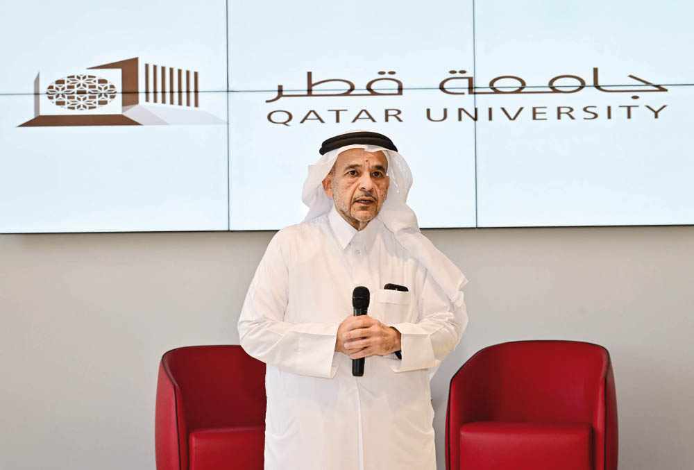 qatar,president,university,head,reception