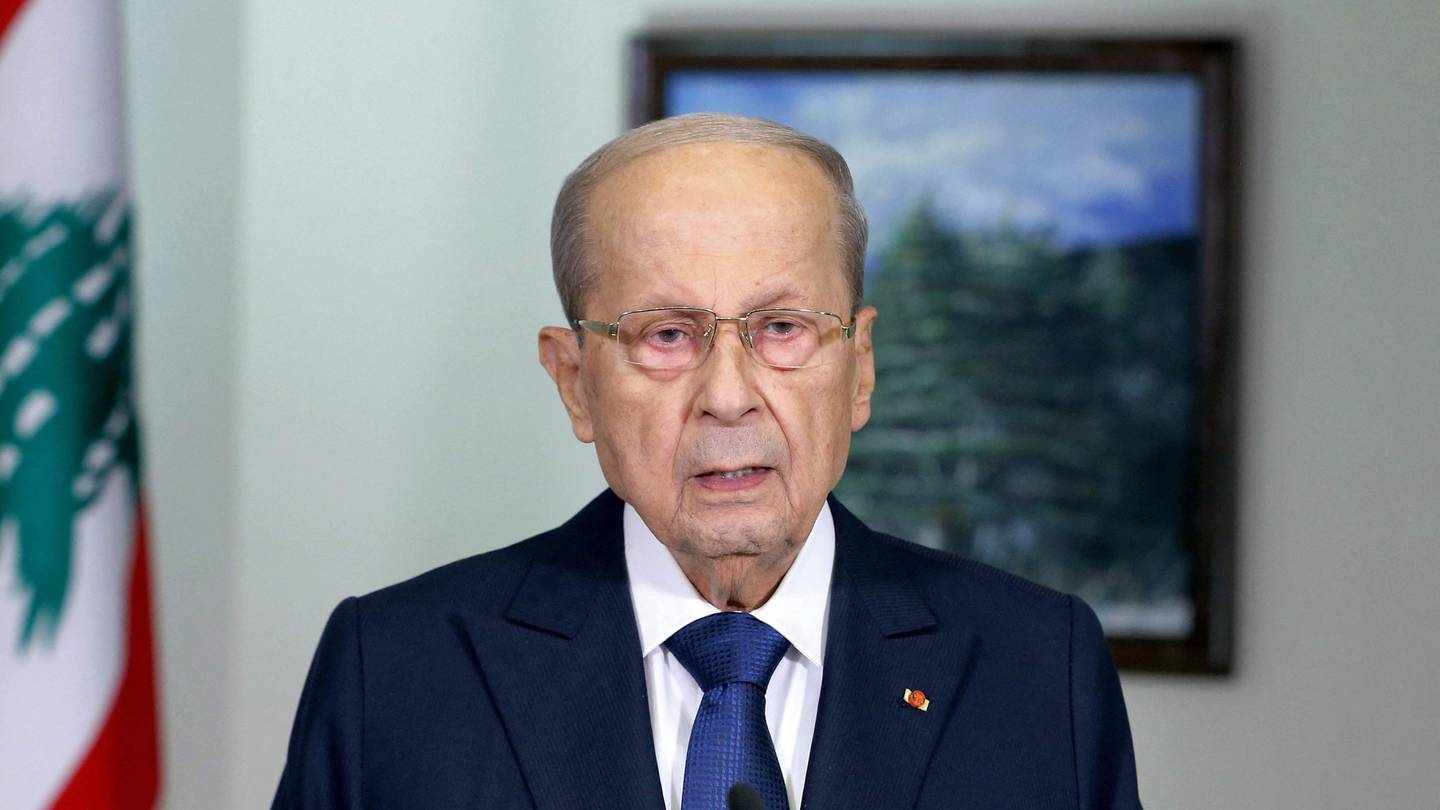 lebanon,national,crisis,aoun,president