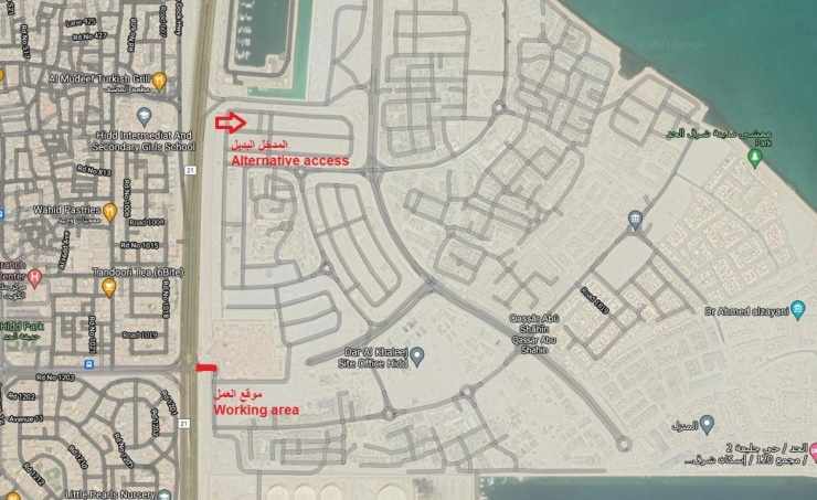 bahrain access road east hidd