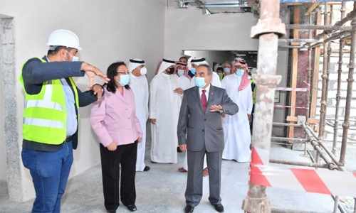 bahrain muharraq medical complex progress