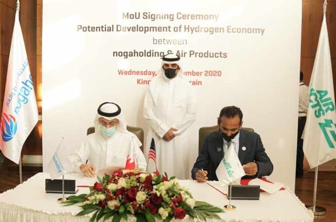 bahrain nogaholding hydrogen economy carbon