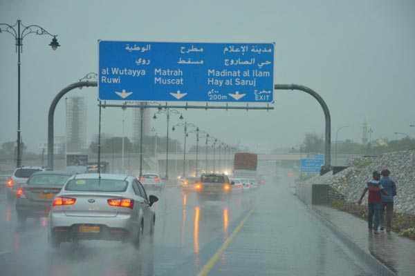 batinah, governorates, oman, rainfall, muscat, 