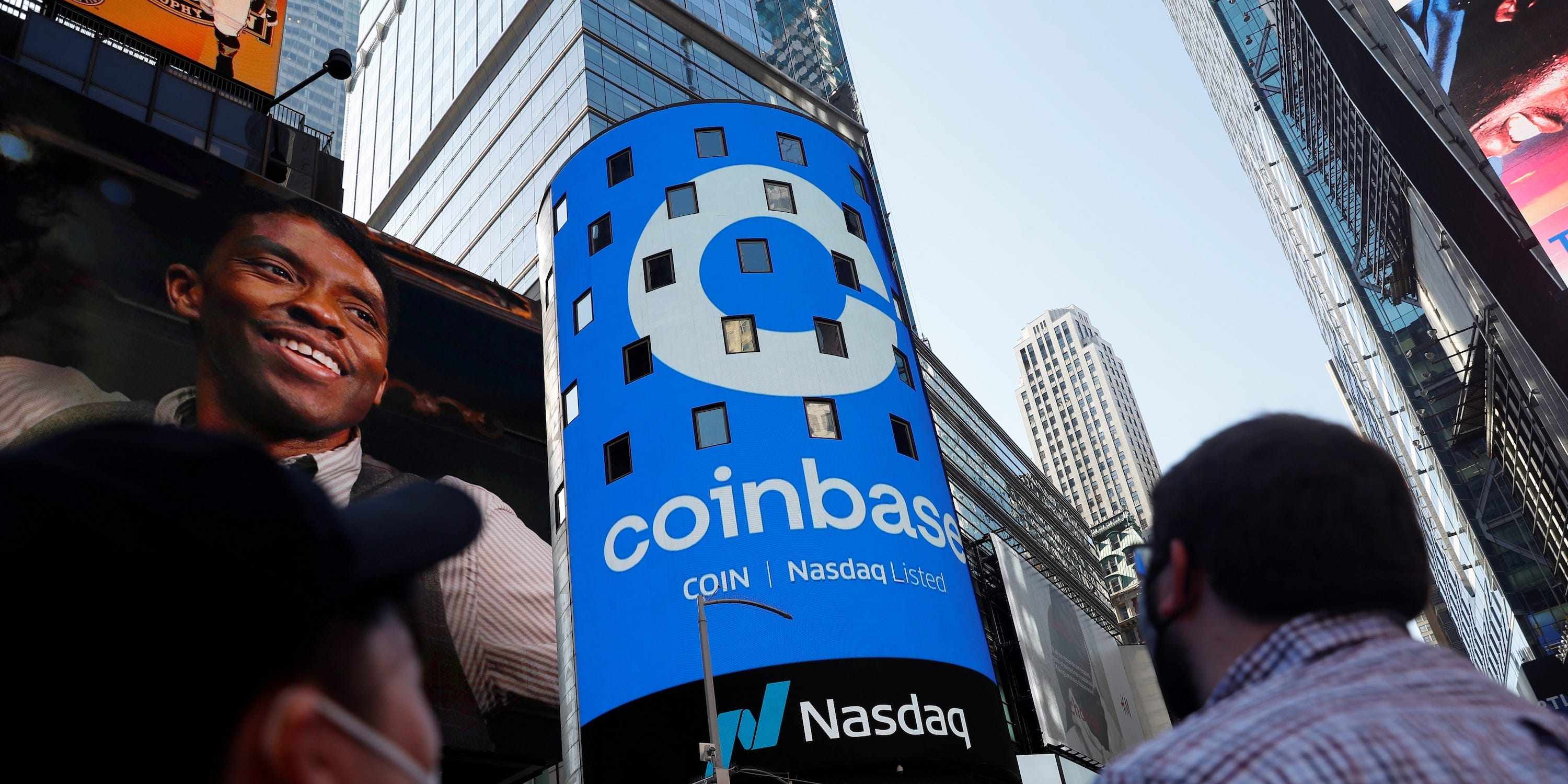 bitcoin point debut plunges coinbase