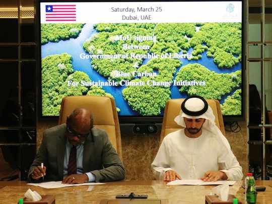 government,carbon,mou,liberia,projects