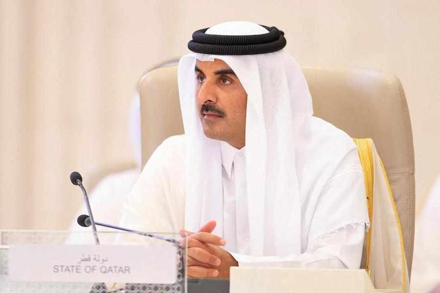 qatar,economic,forum,ceremony,amir