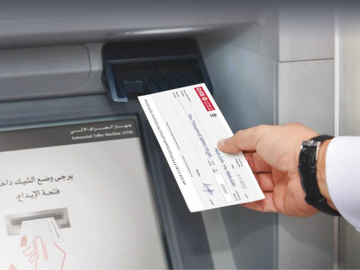 qatar,through,Qatar,deposit,cheque
