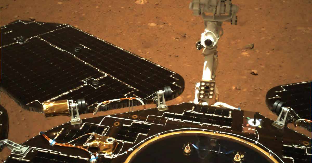 china rover surface planet martian