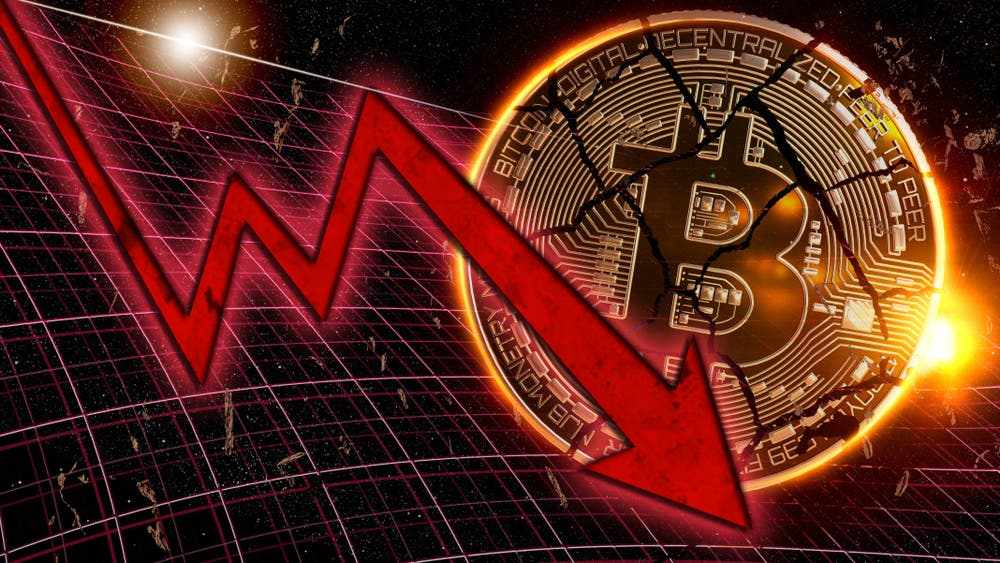 crypto, bitcoin, prices, tumbles, percent, 