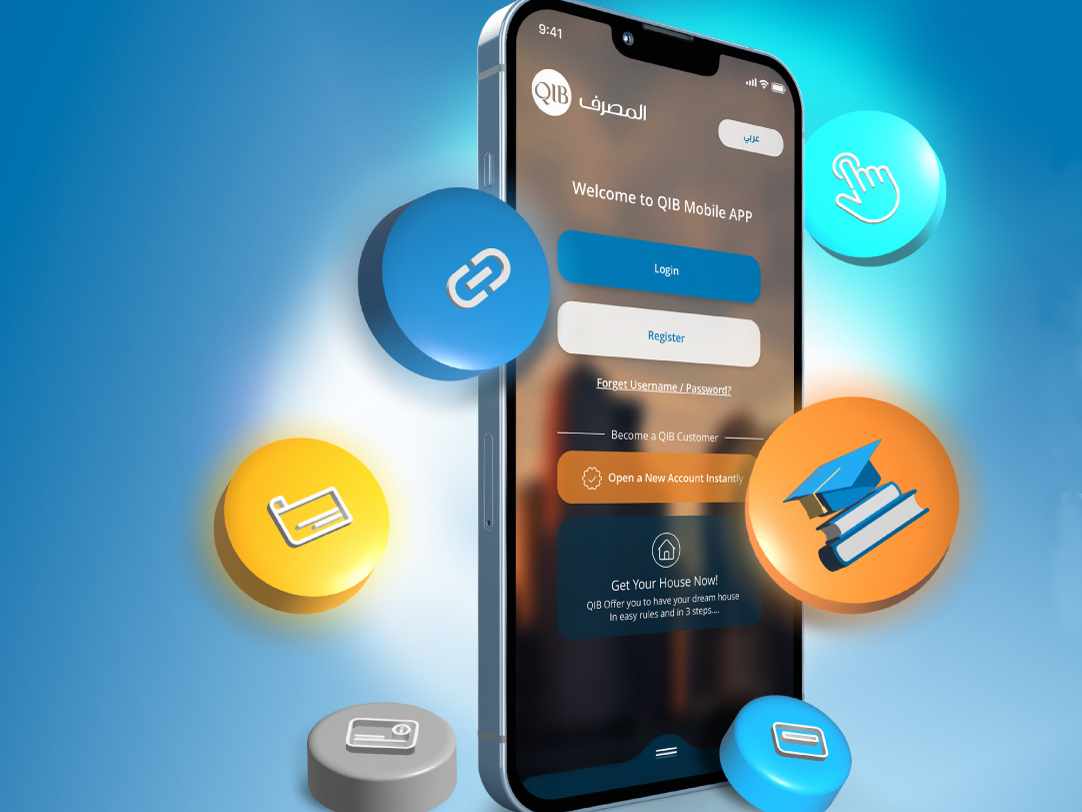 qib,mobile,app,features,customers