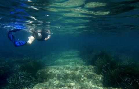 cyprus harbor ancient undersea raw