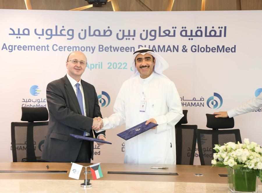 kuwait,agreement,collaboration,globemed,dhaman