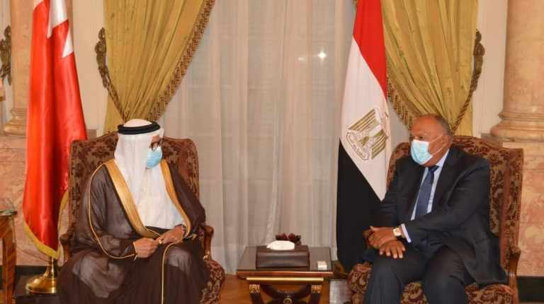 egypt bahrain foreign ministers bilateral