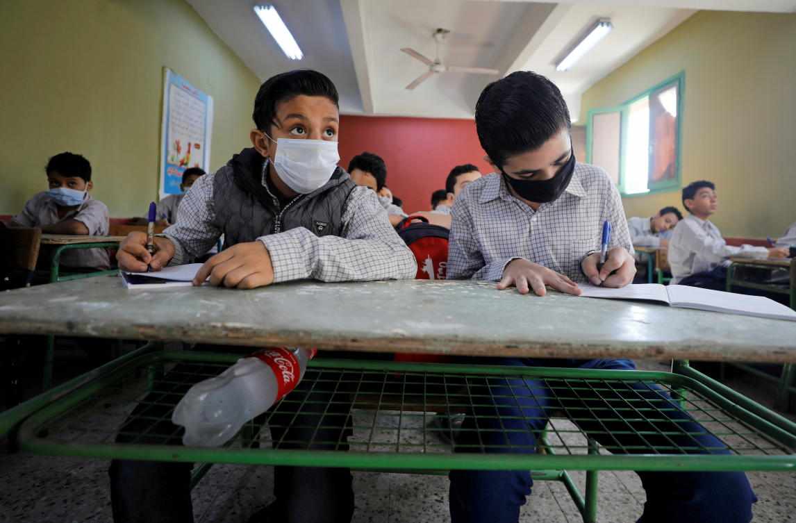 egypt students virus precautions tanker