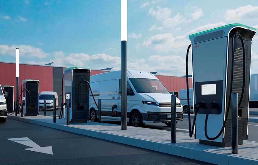 electric, abb, charger, vehicles, expo, 
