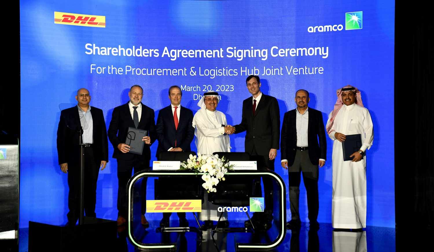 aramco,agreement,venture,dhl,meed
