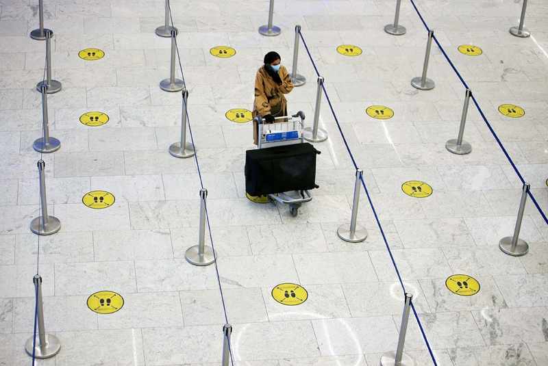 expats travel airport quiet summer