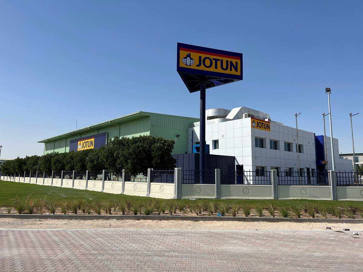 qatar,production,facility,jotun,litres