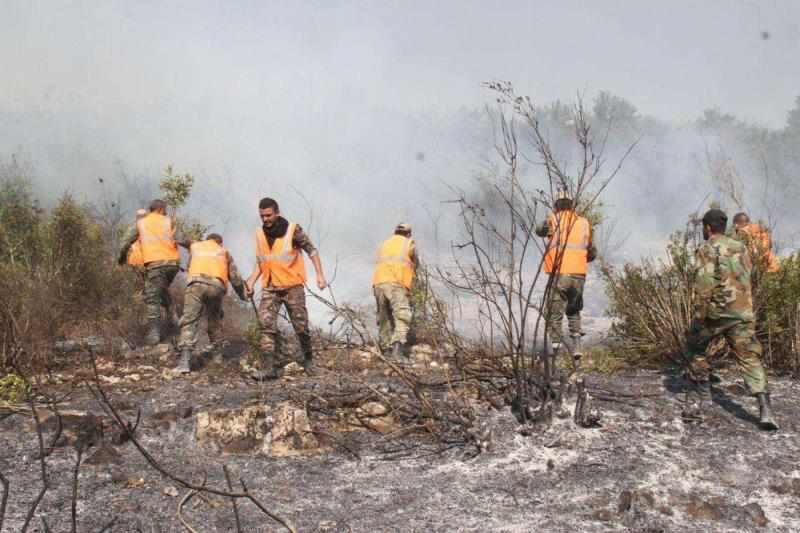 fires syria charred land thousands