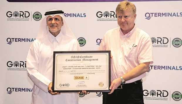 gsas,sustainability,receives,certifications,terminal