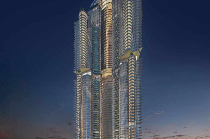 dubai,world,contract,residential,tower