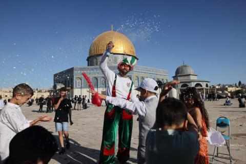 holy jerusalem ramadan city marks
