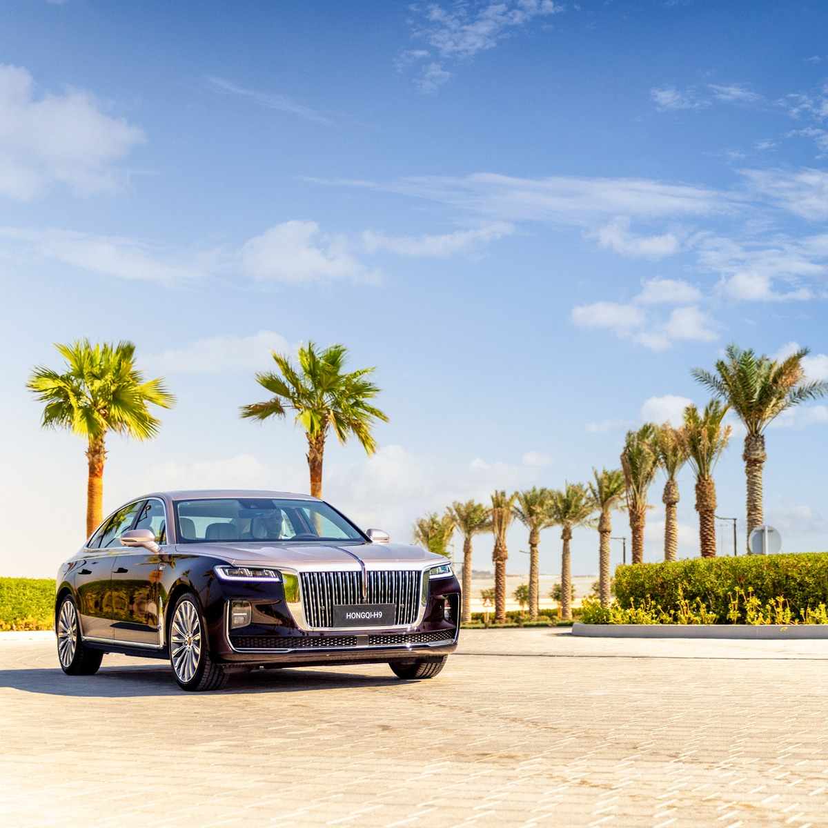 bahrain,campaign,hongqi,luxury,car