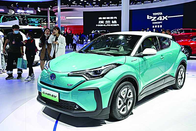 hybrid toyota leader electrics shanghai