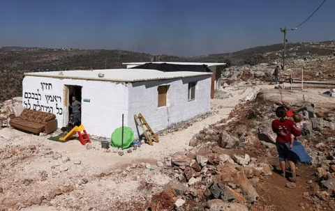israel settlers west bank outpost