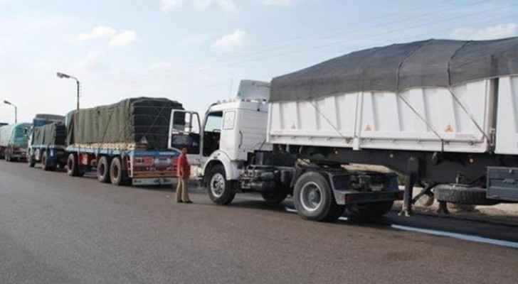 jordan egypt fees passage trucks