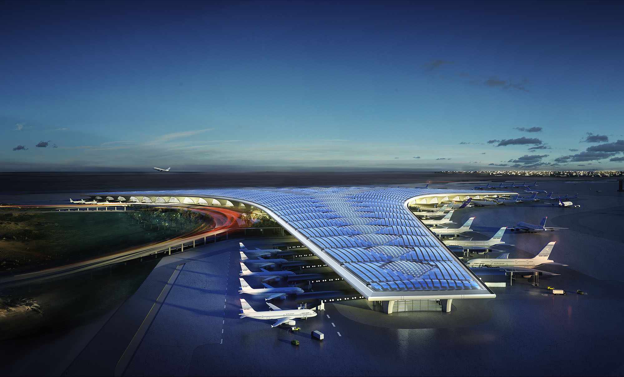 kuwait,contract,airport,terminal,expansion