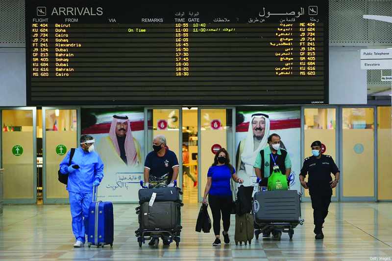 kuwait india flights covid suspends