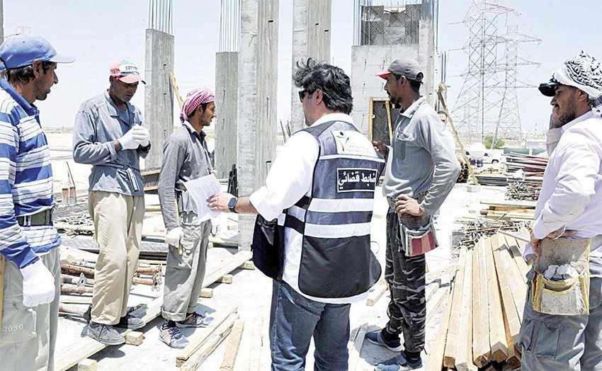 kuwait noon workers delivery ban