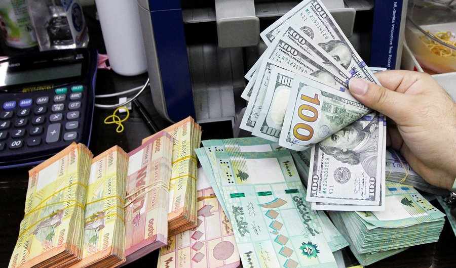 lebanese exchange pounds market dollar