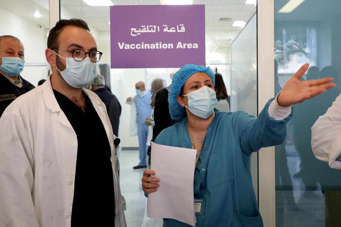 lebanon crisis covid vaccinations hit