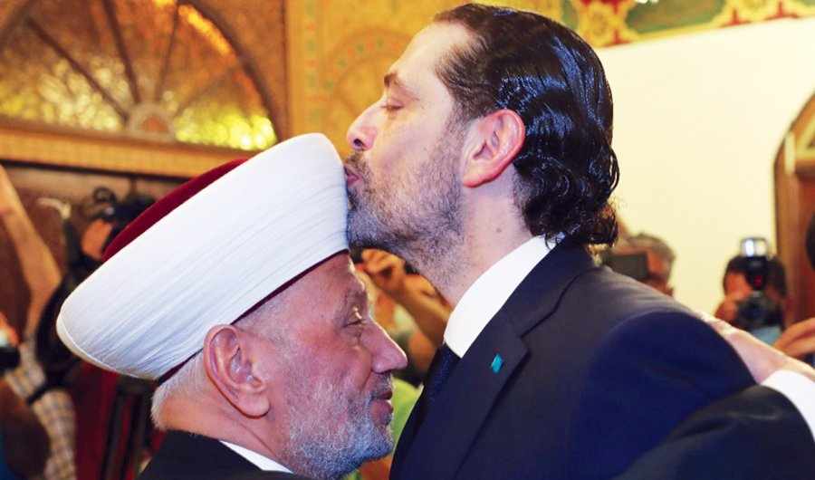 lebanon hariri sunni leaders support