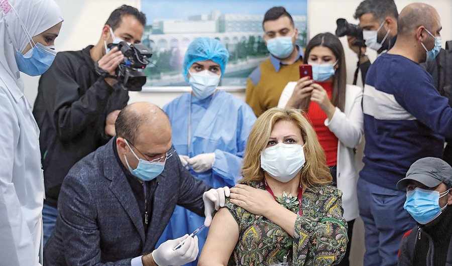 lebanon vaccination covid joyful