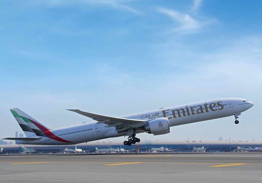 emirates,flights,london,heathrow,scale