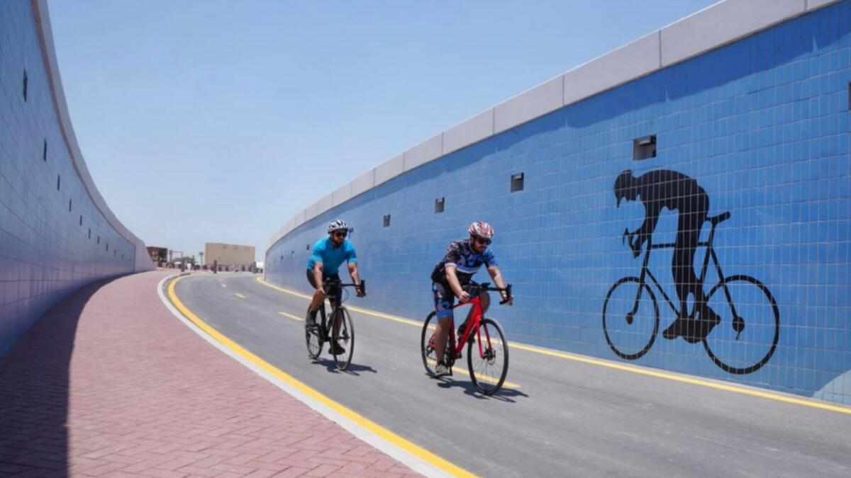 dubai,rta,tunnel,cyclists,accommodate
