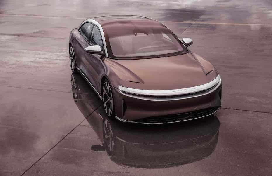 Saudibacked Tesla rival Lucid Motors unveils four electric vehicle