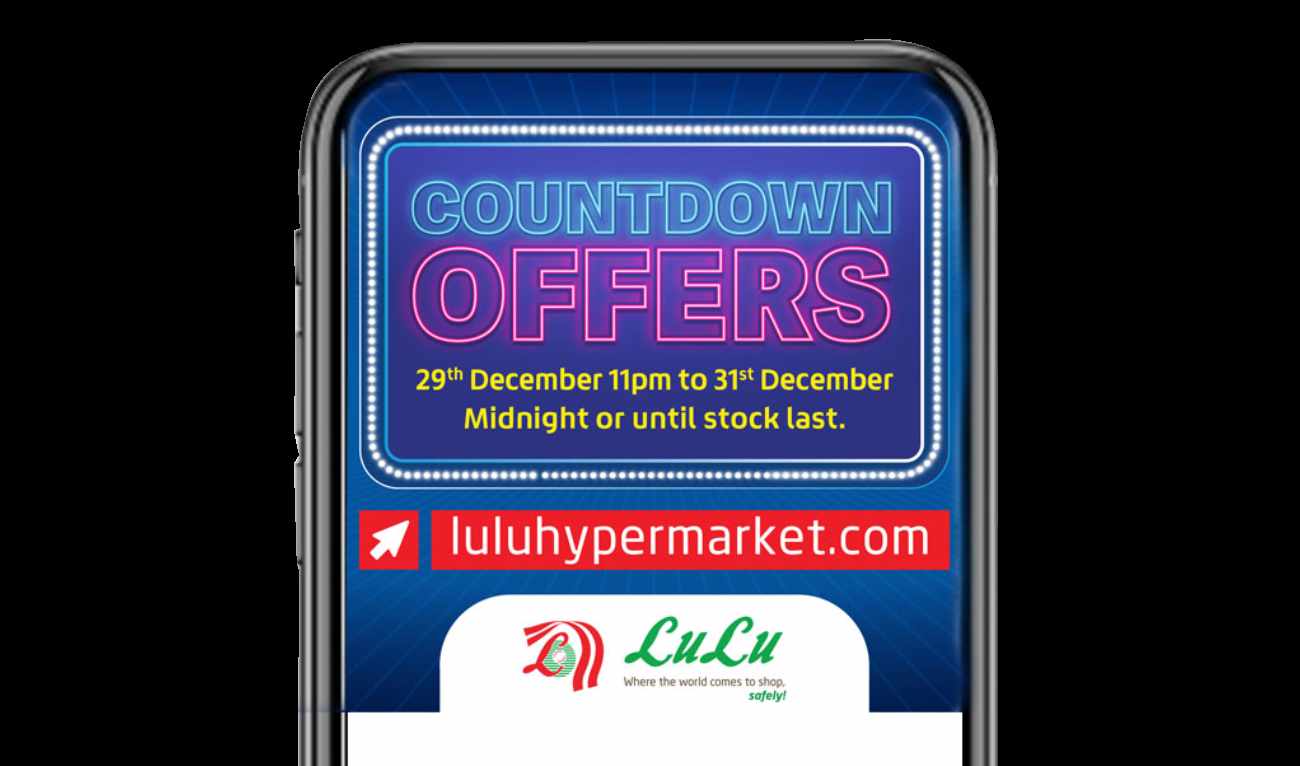 lulu, offers, amazing, countdown, shoppers, 