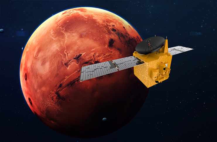 mars probe hope orbit uae