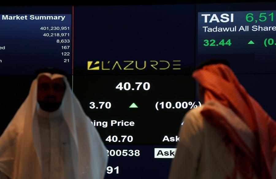 saudi,stocks,data,gulf,gains